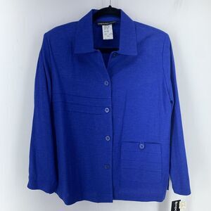 Vtg Popovitch Studio Womens S Top Jacket Shacket USA Minimalist Lagenlook Casual